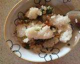 納豆とおにぎり丸（ビビンバ）のご飯作り方3写真
