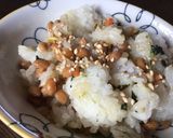 納豆とおにぎり丸（ビビンバ）のご飯作り方4写真