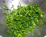 ほうれん草入り餃子♬作り方1写真