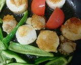 ホタテ貝柱と長芋のチーズそぼろ焼き作り方5写真