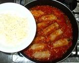 肉巻きのトマト煮♪簡単チーズ入り作り方8写真