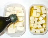 豆腐サラダ♪塩麹豆腐のオリーブ油漬け作り方5写真