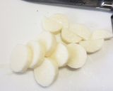 長芋と鶏肉のトマトソースパスタ作り方1写真