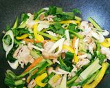 ピリリッ！　ゆず胡椒焼きうどん作り方2写真
