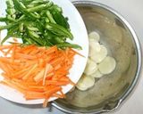 新・マリネ野菜炒め♪鶏もも肉とじゃが芋作り方6写真