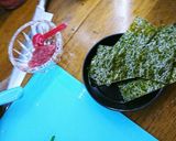 栄養素満点山芋梅納豆大葉海苔巻き天ぷら作り方3写真
