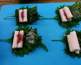 栄養素満点山芋梅納豆大葉海苔巻き天ぷら作り方8写真