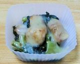 鶏と小松菜の梅チーズ焼き作り方6写真