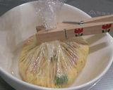 お弁当☆朝食に☆簡単カラフル茶巾オムレツ作り方4写真
