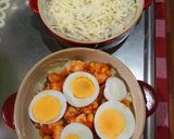 簡単トースターで☆赤と白のポテトグラタン作り方4写真