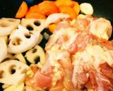 れんこんと鶏肉のオイスター煮作り方1写真