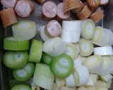 じゃが芋とネギのコロコロポタージュスープ作り方1写真
