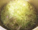 キャベツ&ベーコンのコンソメスープ♬作り方3写真