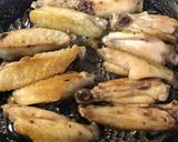 【ハニ〜】旨手羽中焼き【マスタ〜ド】作り方5写真
