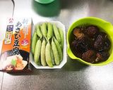 高野豆腐とお豆さんの煮びたし作り方1写真