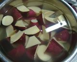 さつまいもで 蜂蜜レモン作り方1写真