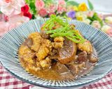 名古屋風✨旨みたっぷり🍢ホルモン土手煮作り方7写真