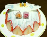 旦那もビックリ！サーフィン誕生日ケーキ☆作り方4写真