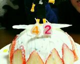 旦那もビックリ！サーフィン誕生日ケーキ☆作り方6写真