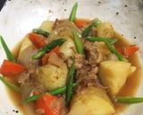 車麩de味がしみしみ♡…肉なし肉じゃが♪作り方7写真