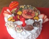 プリキュア♡デコチョコケーキ♡誕生日作り方18写真