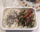 野趣薫る☘のびるハーブウインナーソテー作り方9写真