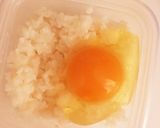 レンチン卵チャーハンおむすび。作り方2写真