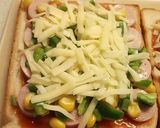 ノンオイル青じそで♪簡単ピザトースト作り方5写真