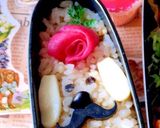 筍ご飯deわんわんイースター弁当作り方2写真