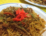 ピリッと旨辛【焼き豚ソース焼きそば】作り方14写真