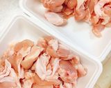 お弁当に鶏肉のケチャマヨチーズカレー炒め作り方1写真