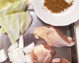 鶏と春キャベツのカレー蒸し焼き作り方1写真