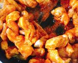 お弁当に鶏肉のケチャマヨチーズカレー炒め作り方8写真