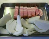 ブロックベーコンと新玉ねぎのトマトパスタ作り方2写真