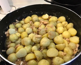 小粒の新ジャガと鶏そぼろの煮合わせ作り方7写真