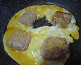 豚ひき肉の卵添え作り方3写真