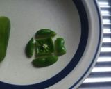 ピーマンの納豆チーズ焼き作り方1写真