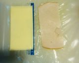 お弁当に甘くない卵焼き⭐ハムチーズ⭐作り方2写真