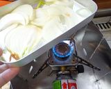 最山のメスティンの蓋で卵丼作り方6写真