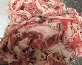ハーブが香る♡薄切り肉のカツレツ♪作り方1写真