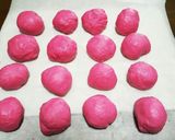 きゃ～♪可愛いピンク♪ビーツのちぎりパン作り方8写真