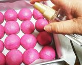 きゃ～♪可愛いピンク♪ビーツのちぎりパン作り方15写真