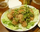 竜田揚げを黒酢の効いたねぎダレで！！作り方9写真