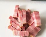 ナスとベーコンのトマトソースパスタ作り方1写真
