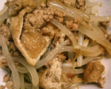 豚挽き肉と◎もやしの旨いため☆作り方4写真