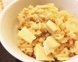 簡単！たけのことわらびの炊き込みご飯作り方6写真