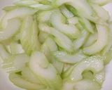 簡単セロリのマリネ作り方1写真