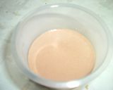 チョコムース　ケーキ風作り方6写真