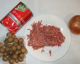 基本のミートソース・パスタ♪簡単作り方1写真