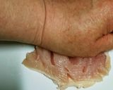 調理室ﾖﾘ～むね肉のｲﾀﾘｱﾝﾊﾟﾝ粉焼作り方2写真